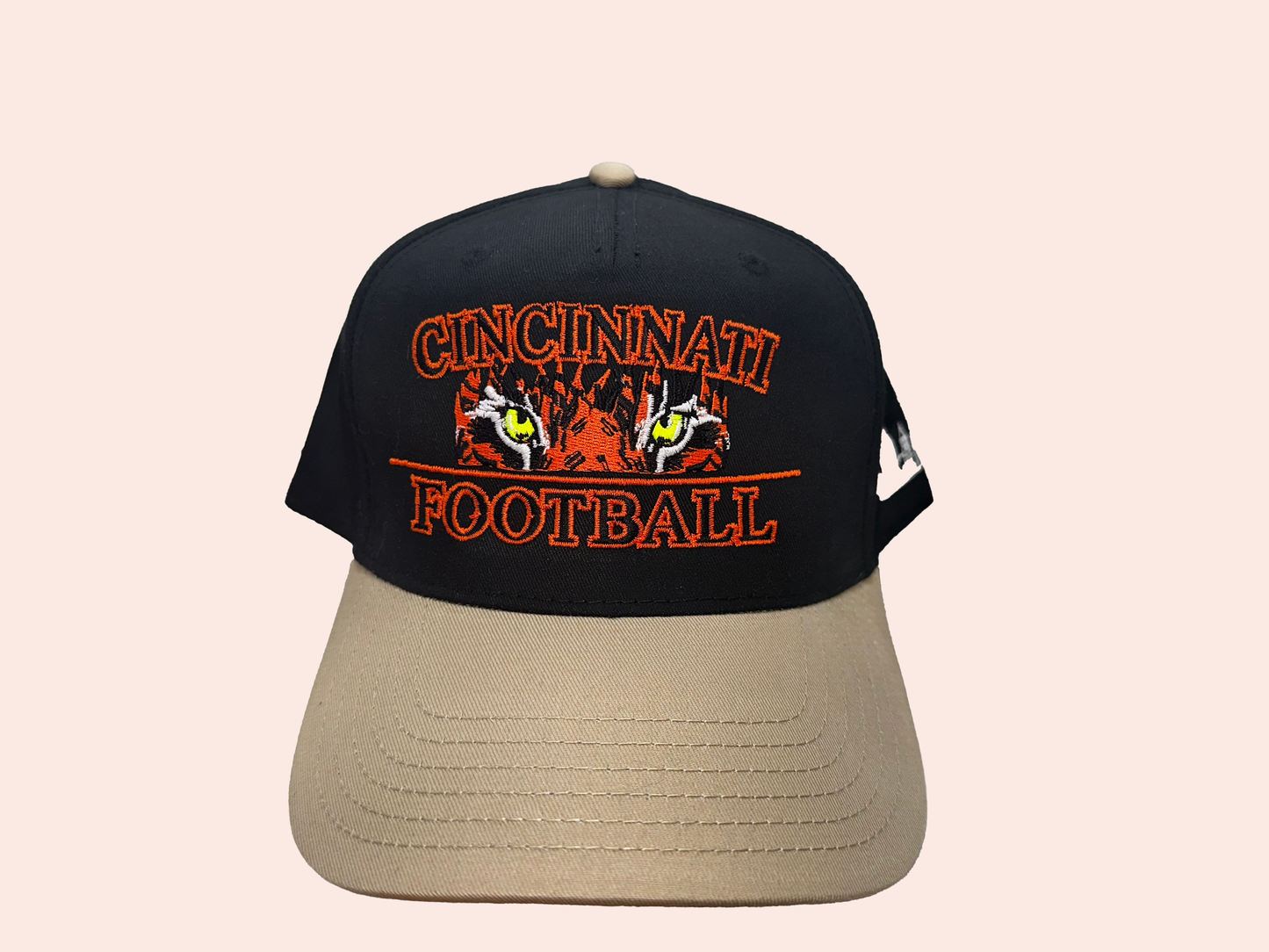 Welcome to the Queen City Cap - Black | Side Skyline