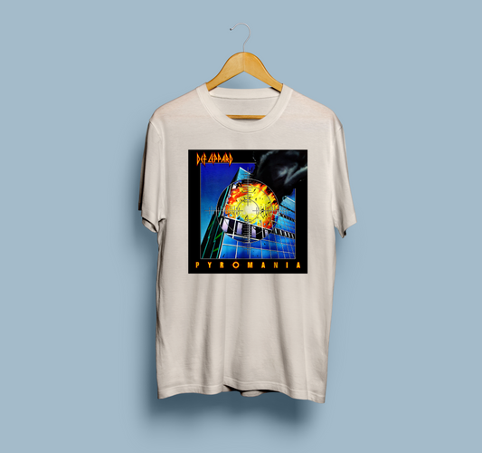 Pyromania T-Shirt | 1983 Def Leppard Pyromania Album Vintage Tee