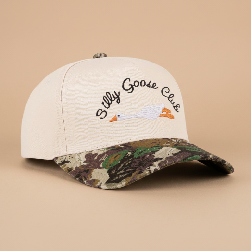 Silly Goose Club Camo Snapback