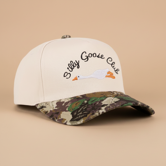 Silly Goose Club Camo Snapback