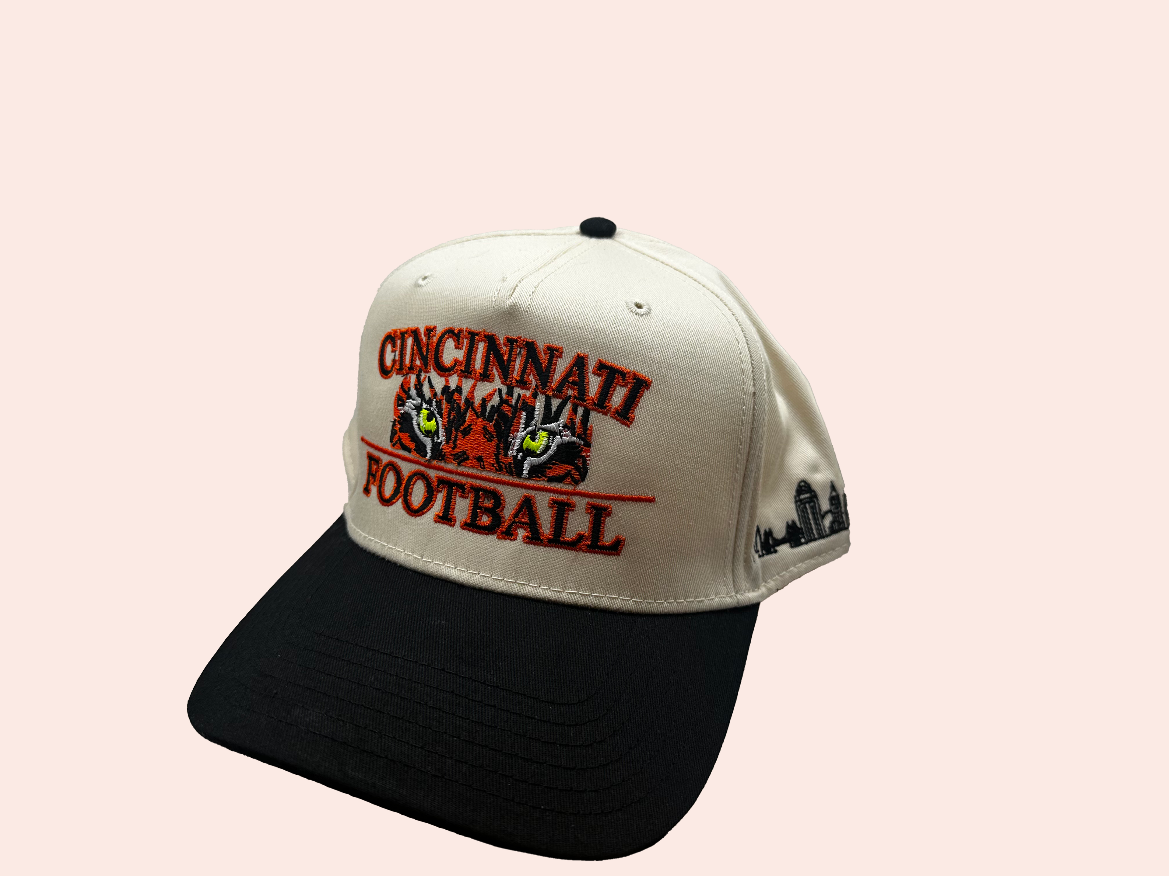 Welcome to the Queen City Cap - Cream | Side Skyline