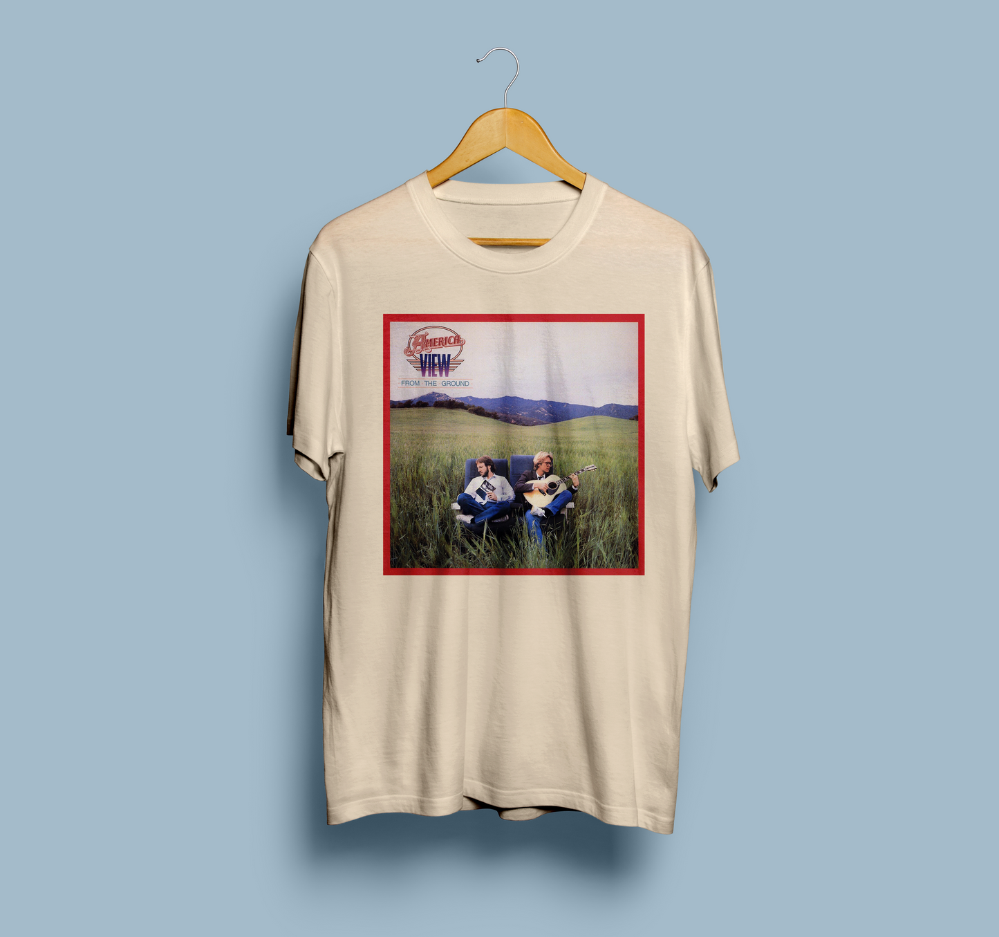 View From the Ground T-Shirt | 1982 America Tee | Vintage America Band Tee