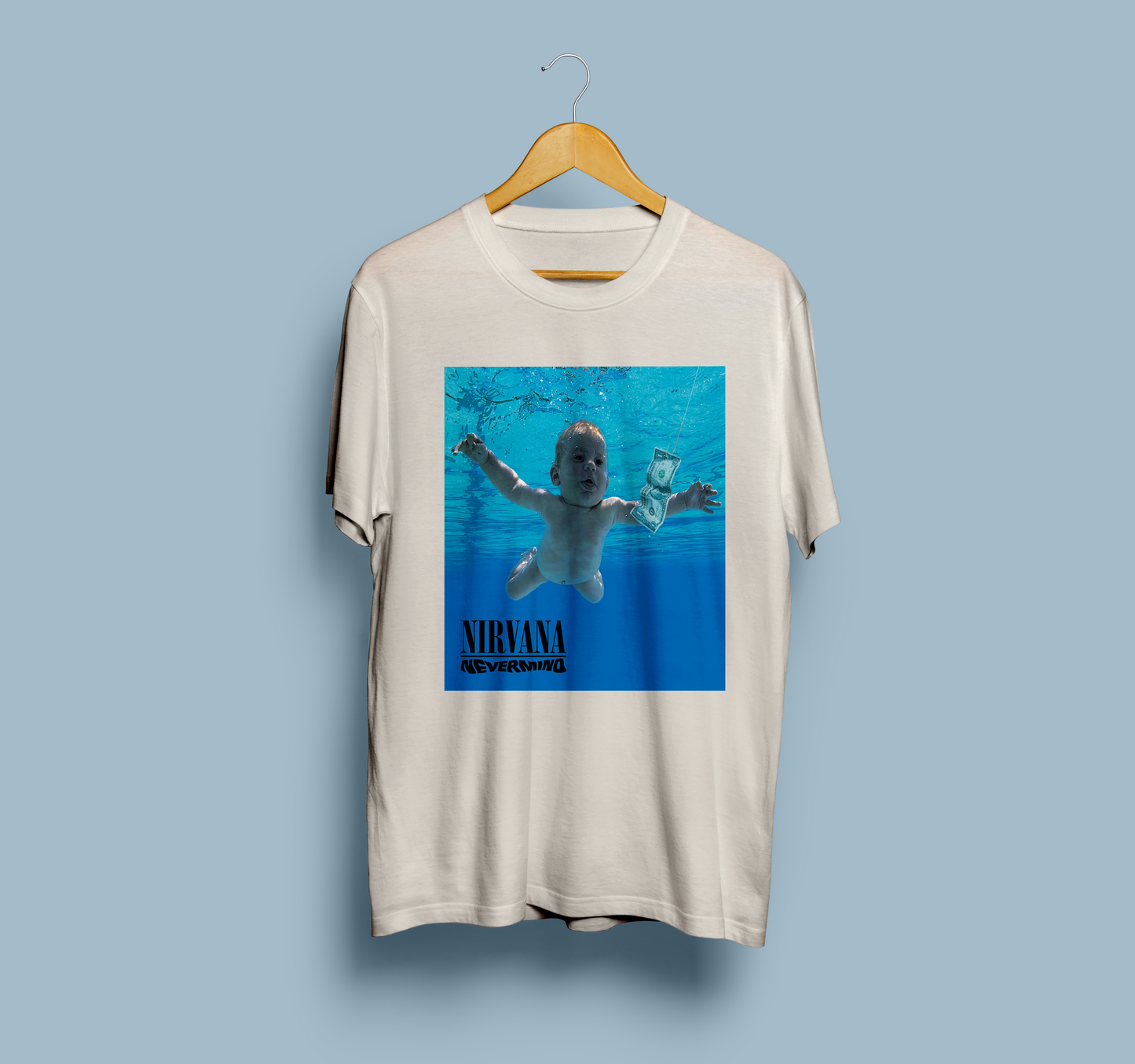 Nirvana Nevermind T-Shirt | Kurt Cobain 1991 Vintage Tee