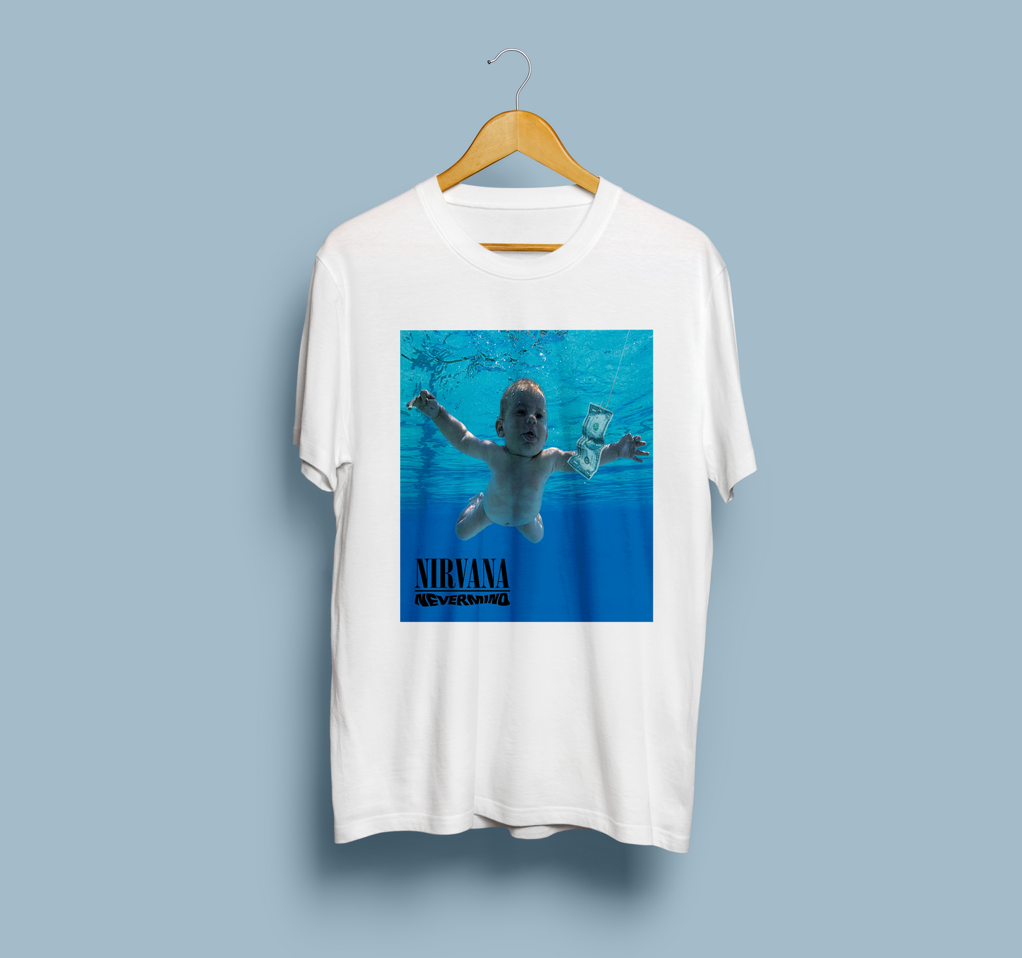 Nirvana Nevermind T-Shirt | Kurt Cobain 1991 Vintage Tee